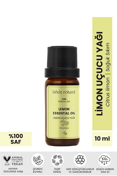 Bade Natural 10ml 100% Pure Lemon Essential Oil
