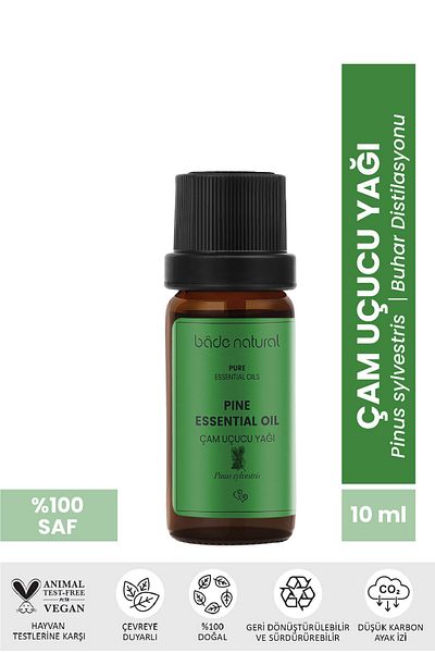 Bade Natural 10 Ml 100% Pure Pine Essential Oil