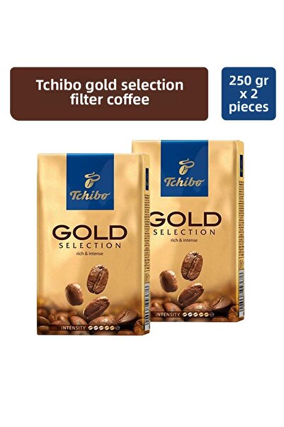 Tchibo 250 gr x 2 Pieces Gold Selection Filter Coffee