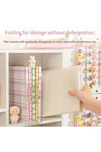 GlassySKY Stylish Felt Hair Accessory Organizer Bag-Wall Mounted Storage for Hairpins & More