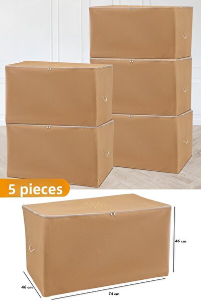 Serstil 5 Τεμάχια - Μεγάλη Μαύρη τσάντα - 74 x 46 x 46 cm