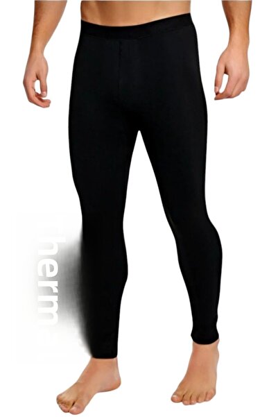 akyüz Θερμικό μακρύ αθλητικό καλσόν μαύρο Unisex srn-004342