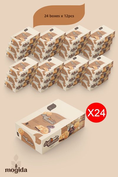 MOGİDA Mogida Hurmali Mamül Sugar-Free Snack 24 Pack