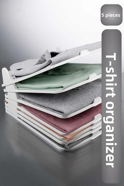 Viyalente Layer T-shirt Organizer 5 Pieces G-628/5