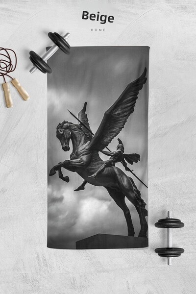 ECEMRE منشفة رياضية مطبوعة رقمية - منشفة رياضية - 50x100 سم