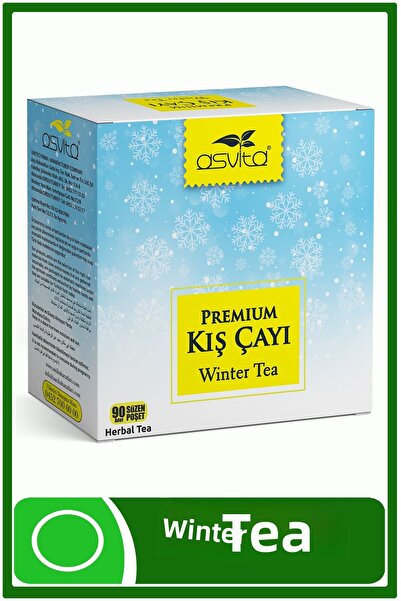 ASVİTA شاي أسفيتا الشتوي 90 كيسًا مزخرفًا