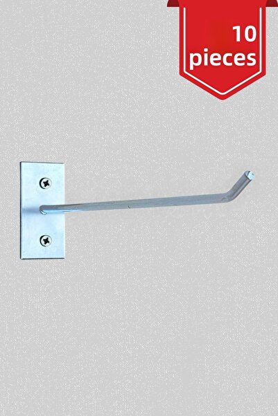 Acar Raf 10 قطع من قضبان الأسلاك المثبتة على الحائط واللوح الخشبي مقاس 15 سم