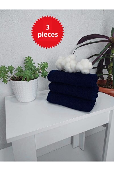 Mef Collection Set de 3 prosoape pentru coafor bleumarin 50x90 cm |   Prosop ...
