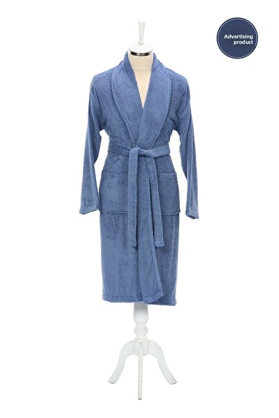 Özdilek رداء حمام عصري بياقة شال مقاس L