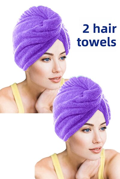 CHIZGY 2 τεμάχια χοντρές μικροΐνες με 2 κουμπιά Πετσέτα μαλλιών Καπάκι μαλλιών για μπάνιο στη θάλασσα και μετά την πισίνα
