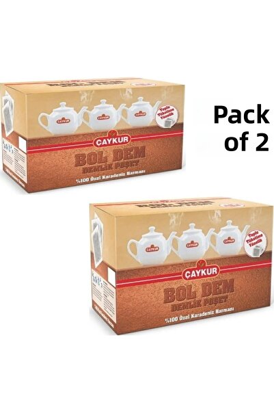 Çaykur 25*30 750 جرام * 2 كيس إبريق شاي كبير