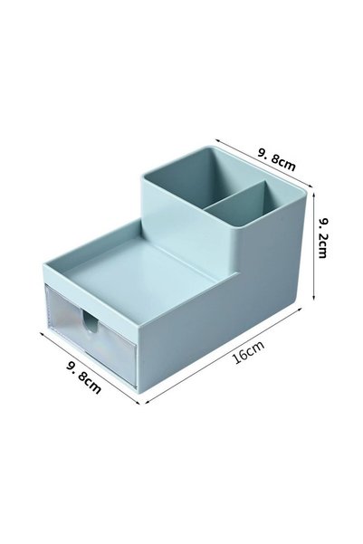 Piev Multi-Purpose Organizer with Drawers and Compartments Mini 3-Piece Organizer
