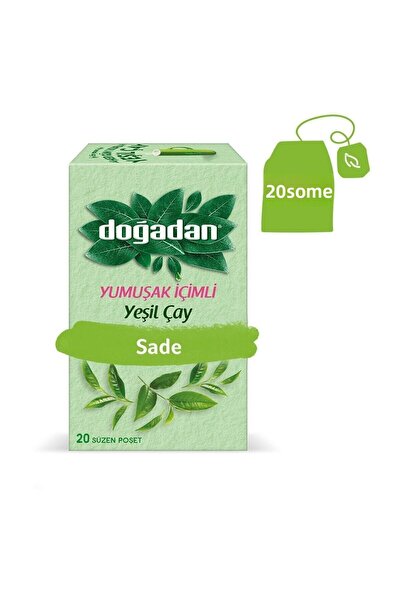Doğadan شاي أخضر عادي - مشروب ناعم، 20 عبوة، 6 قطع