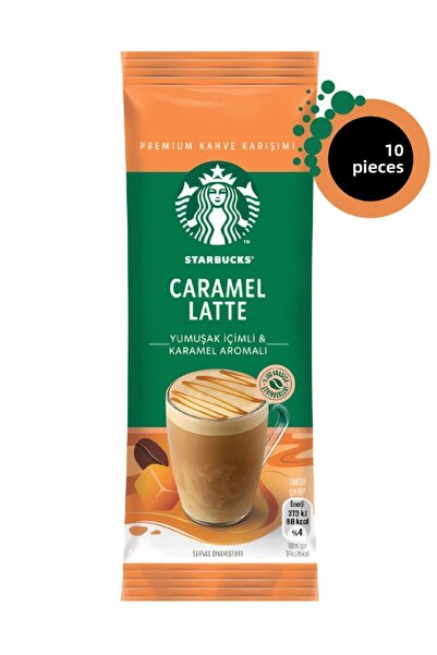 Starbucks خليط قهوة كراميل لاتيه بريميوم 23 جم × 10 قطع