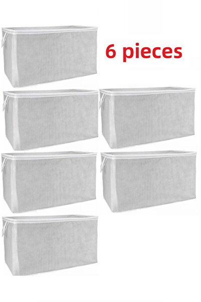 St Morritz Pernă și husă pilota cu dungi gri - 40x40x75