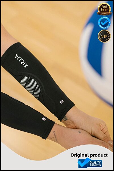 OverPazar Βόλεϊ Μανίκια Μαύρο Χρώμα Βόλεϊ Μανίκια