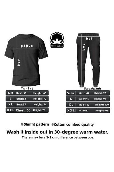 uyguntarz Unisex The Power Σετ φόρμας 2 τεμαχίων