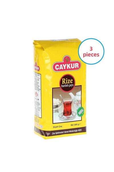 Çaykur 3 قطع شاي ريزي سياحي 500 جرام