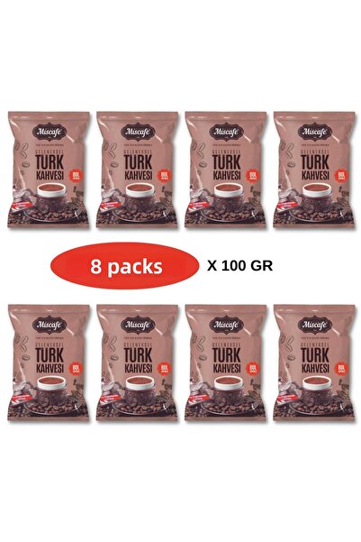 Miska Miscafe قهوة تركية ميسكافيه 800 جرام (عبوة 100×8)