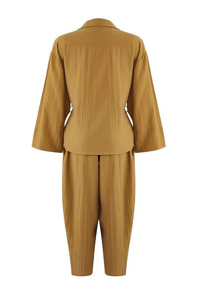 Trendyol Collection Комплект от кафяв плетен горнище - горнище TWOAW26AU00067