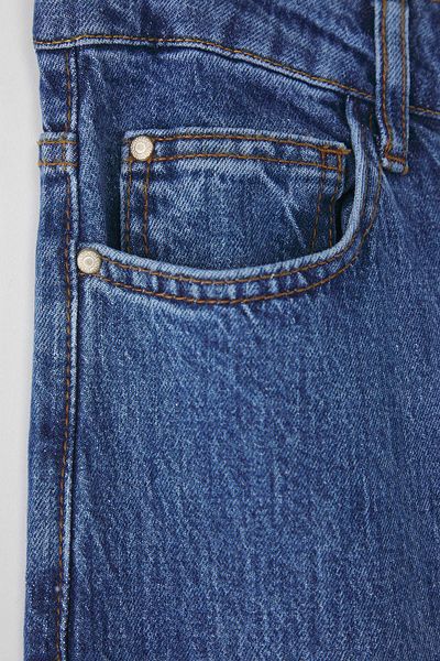 Trendyol Curve Blue High Waist Wide Leg Denim Plus Size Wide Leg Jeans Tbbaw26Cj00001