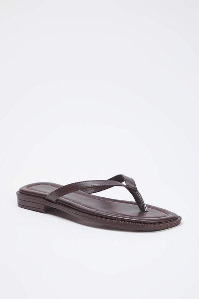 TRENDYOL SHOES Καφέ Γυναικείες Σαγιονάρες TAKSS25TE00071