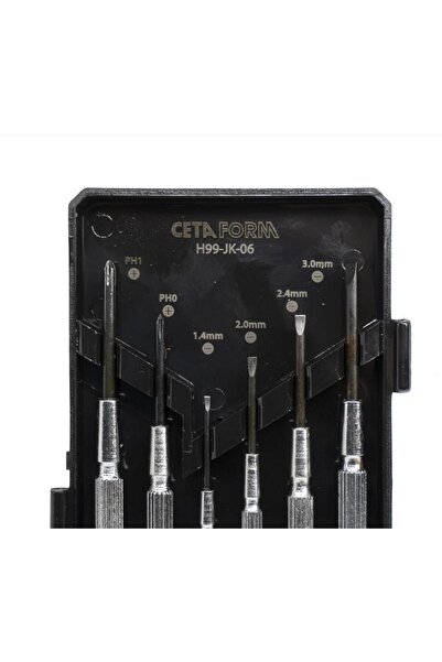 CETA FORM Ceta 6 Parça Saatçi Tornavida Takımı - H99-jk-06