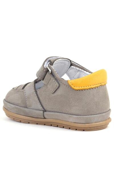 Rakerplus Muppet Genuine Leather Sand Color Velcro Anatomical Baby Sandals Shoes