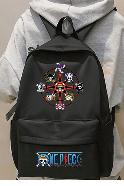 Toum Anime One Piece Printed Backpack School Bag