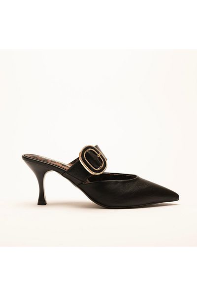 Sister in Love Debora Stone Detailed High Heel Women's Slippers Shoes