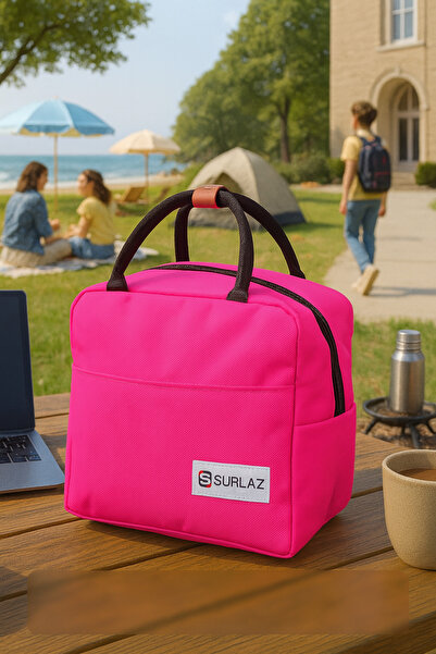 SürLaz Termal Çanta Taşıma Çantası El Çantası Beslenme Çantası Mini Kamp Mutf...