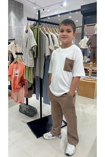 rg kidsstore مجموعة تي شيرت موسلين للأطفال