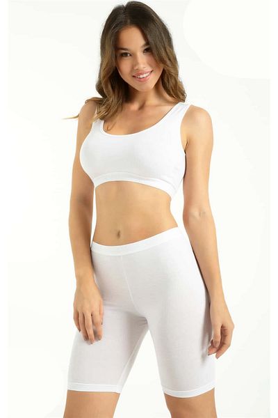 Bravie Leggings de damă din bambus peste genunchi – țesătură subțire anti-transpirație, pantaloni scurți interioare invizibile sub haine