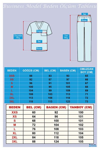 Nur Medikal Giyim Model de afaceri Soft Lycra Cool Petrol Blue Doctor Asistentă Spital Scrubs Uniforme Set