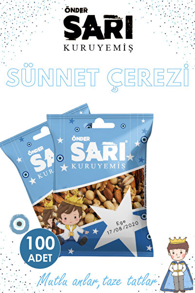 Önder Sarı Kuruyemiş Normal Karışık Sünnet Çerezi Kişiselleştirebilir Karışık...