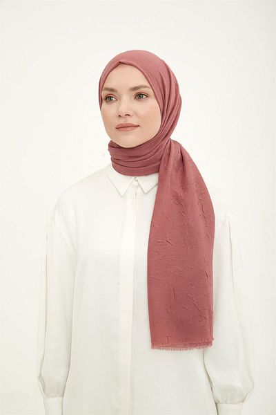 Armine Trend Bamboo Shawl - Dark Rose 27-a