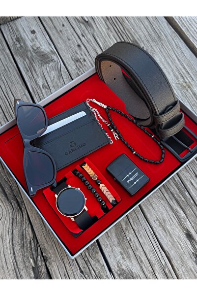 DEEPWELL Saat Çakmak Tesbih Kemer Gözlük Kartlık Kmrst308