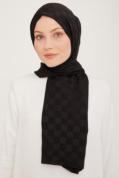 Armine Trend Diamond Shawl - 2 - Black 65