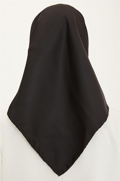Armine Φουλάρι ίσιο Twill - Μαύρο 1075