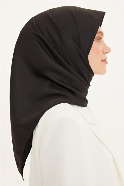 Armine Φουλάρι ίσιο Twill - Μαύρο 1075