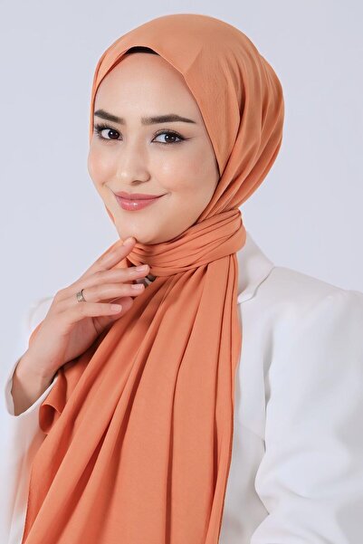 HAREM SCARF Asian Shawl - Apricot