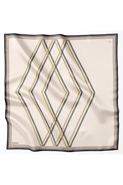 Armine Μεταξωτό Φουλάρι Nostalgia - 8833-05 Cream Sura