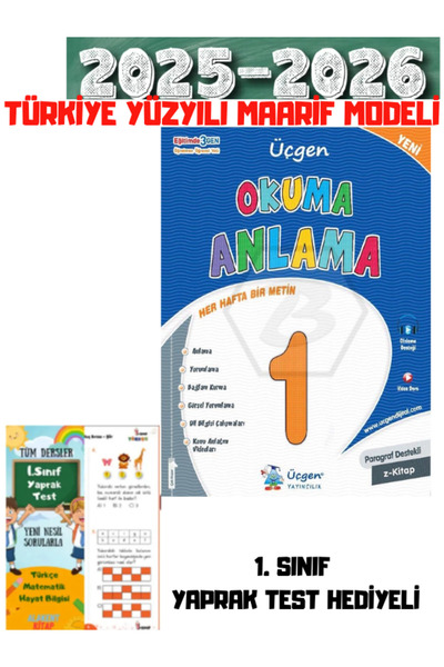 Üçgen Yayıncılık 1 Sınıf Türkçe Okuma Anlama Üçgntrkç1+mavi Deniz Klasiklerin...