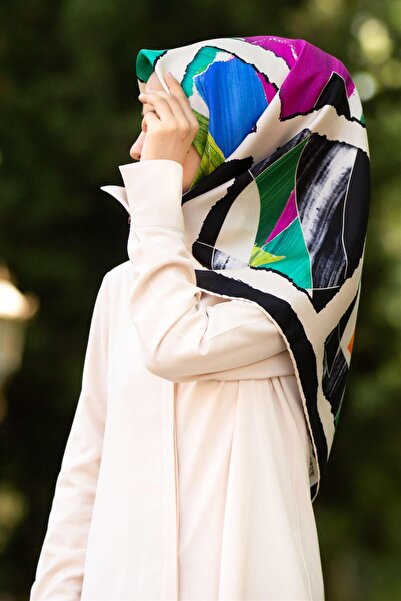 Vissona Шовковий шарф з твілу - 17542 - 0025-0032