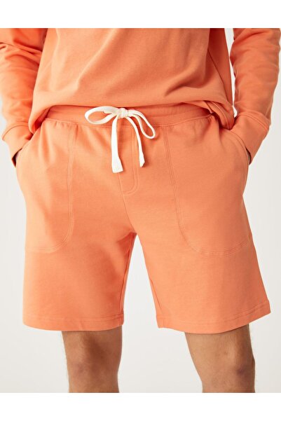 Marks & Spencer Saf Pamuklu Örme Şort