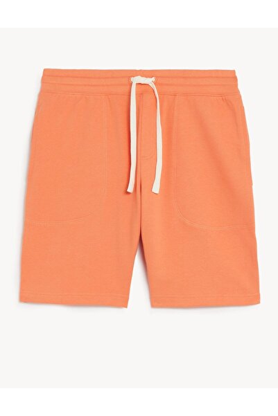 Marks & Spencer Saf Pamuklu Örme Şort