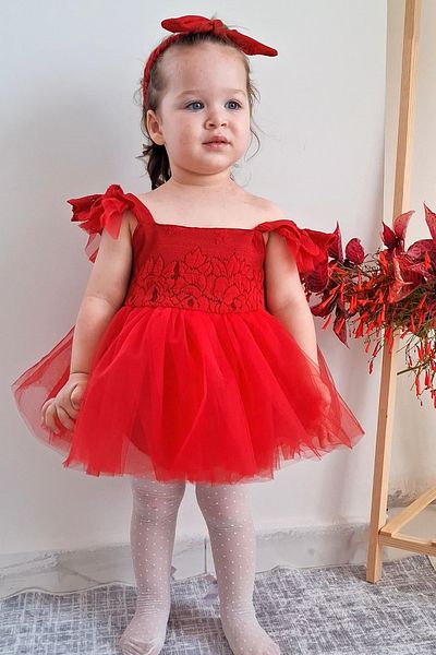 Baby Animals Baby Girl Girl Kid Birthday Party Wedding Dress Short Sleeve Ribbons Bandana Ruched Lined Romper