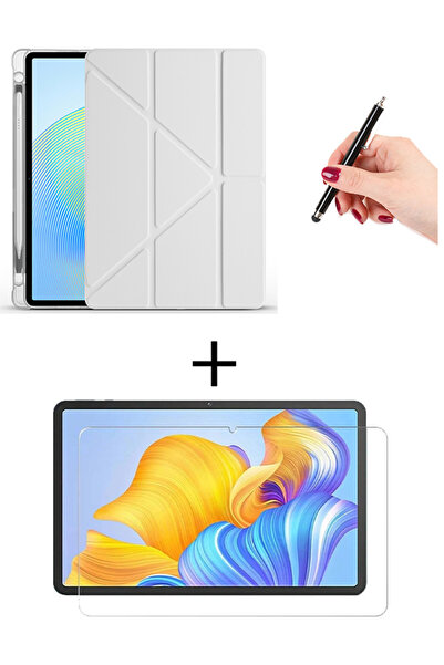Nezih Case Huawei Honor Pad X8A / X8B 11 Inç Uyumlu Kalem Bölmeli Akıllı Kılı...