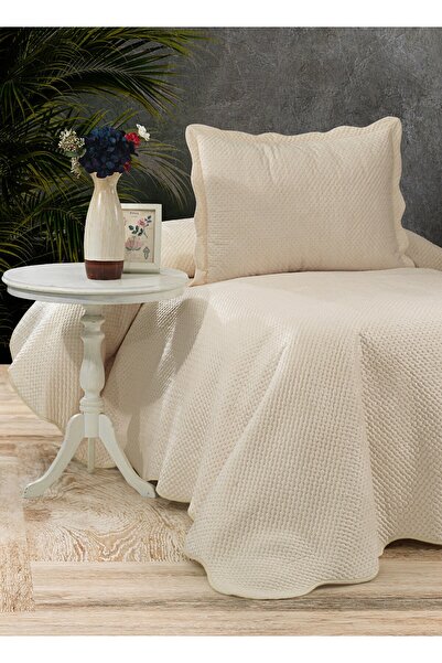 Bikaya Home Summer Dream Tek Kişilik Yatak Örtüsü Seti, Kadife Yatak Örtüsü Seti (2 PARÇA)