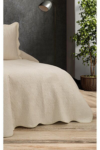 Bikaya Home Summer Dream Tek Kişilik Yatak Örtüsü Seti, Kadife Yatak Örtüsü Seti (2 PARÇA)